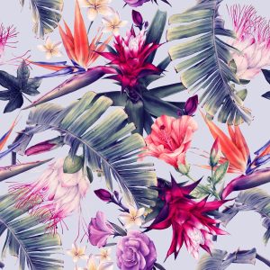 Papier Peint Fleurs Multicolores – Image 1