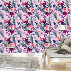 Papier Peint Fleurs Multicolores – Image 3