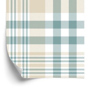 Papier Peint Plaid Géométrique Chambre Salon – Image 2