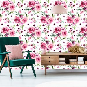 Papier Peint Roses Colorées – Image 6