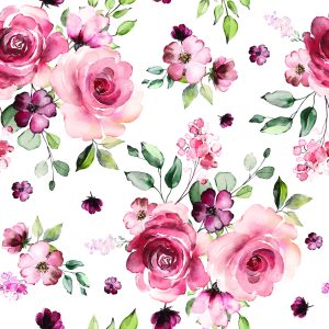 Papier Peint Roses Colorées – Image 1