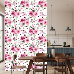 Papier Peint Roses Colorées – Image 4