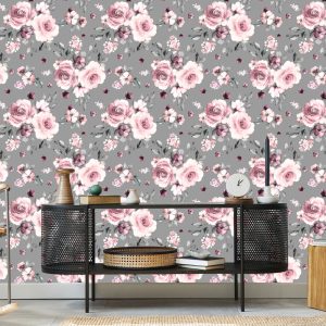 Papier Peint Fleurs À La Mode Roses – Image 5