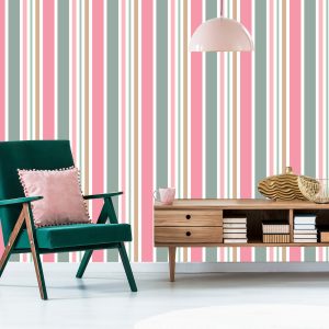 Papier Peint Rayé 3D Moderne Pour La Chambre À Coucher Du Salon – Image 6