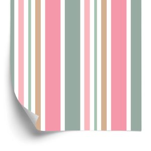 Papier Peint Rayé 3D Moderne Pour La Chambre À Coucher Du Salon – Image 2