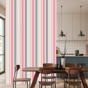 Papier Peint Rayé 3D Moderne Pour La Chambre À Coucher Du Salon – Image 4