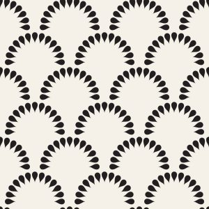 Papier Peint Fleurs Géométriques – Image 1