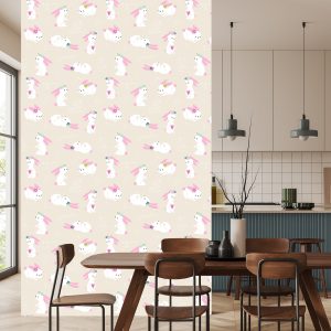 Papier Peint Lapins Coeurs – Image 4