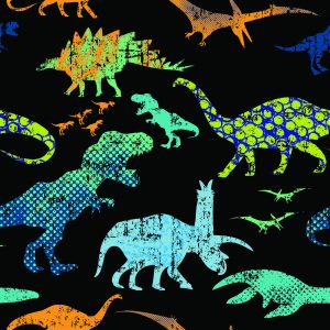 Papier Peint Dinosaures Colorés Pour Garçons – Image 1