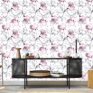 Papier Peint Roses Aux Couleurs Vives – Image 5