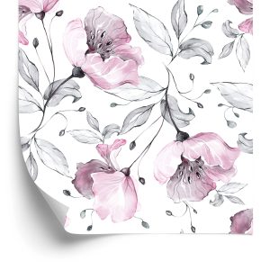 Papier Peint Roses Aux Couleurs Vives – Image 2