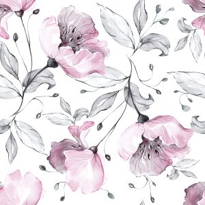 Papier Peint Roses Aux Couleurs Vives – Image 1