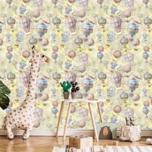 Papier Peint Ballons Aux Couleurs Pastel – Image 5