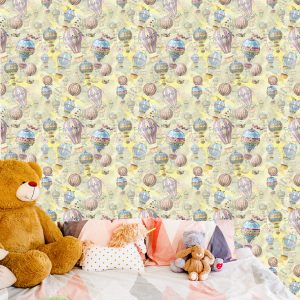 Papier Peint Ballons Aux Couleurs Pastel – Image 6