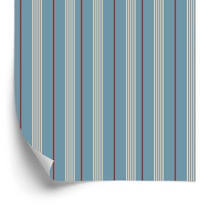 Papier Peint Avec Des Rayures Verticales Classiques Pour Le Bureau Du Salon – Image 2