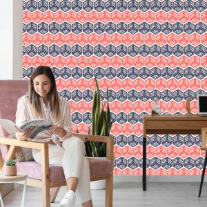 Papier Peint Motifs Géométriques Colorés – Image 7