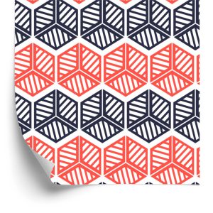 Papier Peint Motifs Géométriques Colorés – Image 2