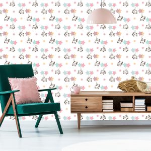 Papier Peint Pour Les Enfants - Étoiles Et Pandas – Image 6
