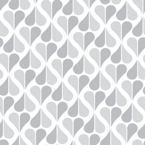 Papier Peint Motif Rétro Classique Dans Les Tons De Gris – Image 1