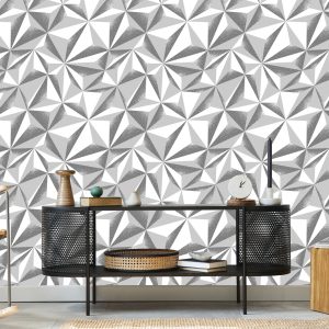 Papier Peint Géométrique - Effet 3D – Image 5