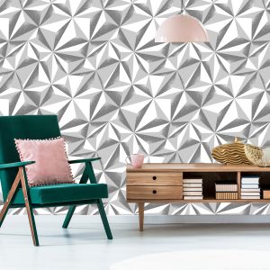 Papier Peint Géométrique - Effet 3D – Image 6