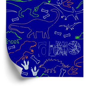 Papier Peint Pour Les Enfants Dinosaures Animaux Colorés – Image 2