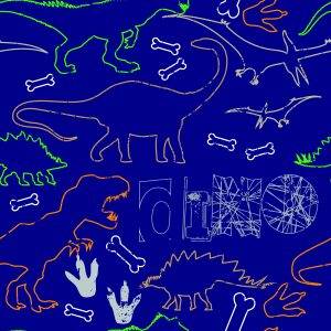 Papier Peint Pour Les Enfants Dinosaures Animaux Colorés – Image 1