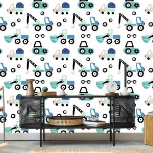 Papier Peint Machines Sur Fond Clair – Image 5