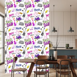 Papier Peint Graffitis Musicaux – Image 4