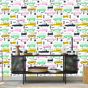 Papier Peint Voitures Pastels – Image 5