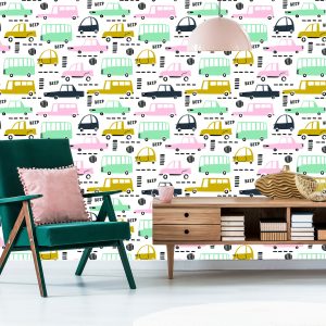 Papier Peint Voitures Pastels – Image 6