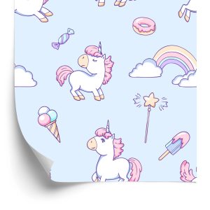 Papier Peint Pour Les Enfants - Licornes Magiques – Image 2