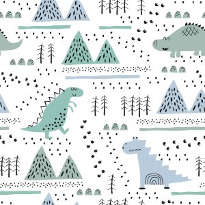 Papier Peint Pour Les Dinosaures Boy Mountain Tree – Image 1