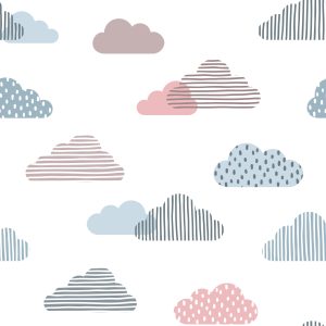 Papier Peint Nuages ​​Rayés – Image 1