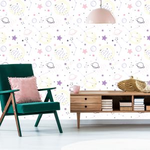 Papier Peint Pour Les Enfants - Étoiles Et Planètes – Image 6