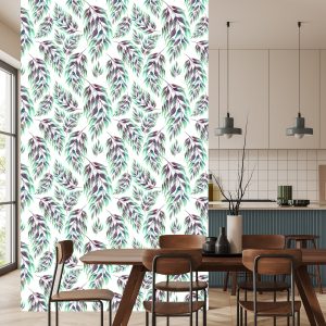 Papier Peint Feuilles Et Brindilles - Aquarelle – Image 4