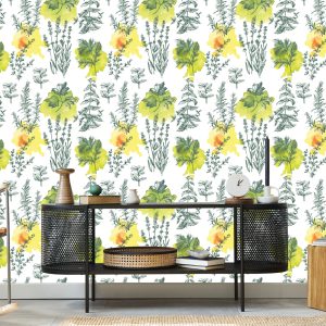 Papier Peint Plantes De Lavande Verte – Image 5