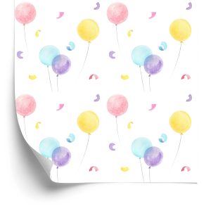 Papier Peint Ballons Multicolores – Image 2
