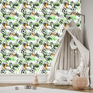 Papier Peint Mur Pour La Salle De Football D'un Garçon – Image 3