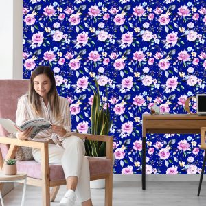 Papier Peint Roses Fleurs Colorées – Image 7