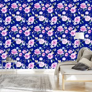 Papier Peint Roses Fleurs Colorées – Image 3