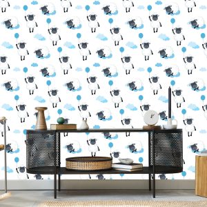 Papier Peint Moutons Avec Des Ballons – Image 5