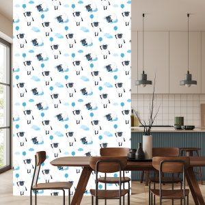 Papier Peint Moutons Avec Des Ballons – Image 4