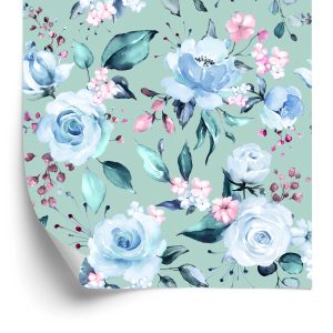 Papier Peint Roses Aux Couleurs À La Mode – Image 2