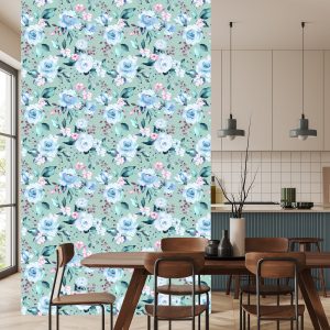 Papier Peint Roses Aux Couleurs À La Mode – Image 4