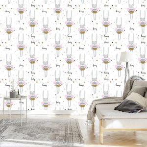 Papier Peint Lapins Féeriques – Image 3