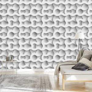 Papier Peint Vagues 3D Abstraites – Image 3