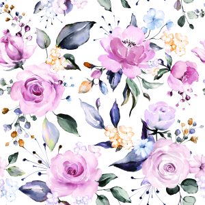 Papier Peint Roses Naturelles Colorées – Image 1