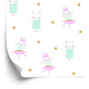 Papier Peint Lapins Parmi Les Étoiles – Image 2