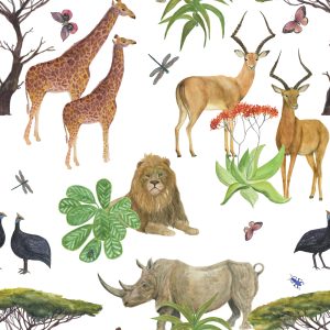 Papier Peint Animaux De La Savane – Image 1